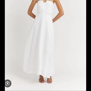 DISSH flow halter midi dress